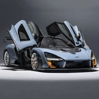 132 mclaren senna alloy sports car model diecasts metal toy vehicles car model simulation sound and light collection kids gifts