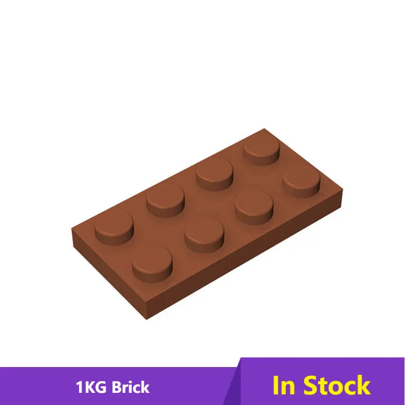 

1KG 800PCS MOC Parts 3020 Plate 2 x 4 Compatible Bricks DIY Assmble Building Blocks Particle Kids Puzzle Toy Birthday Gift