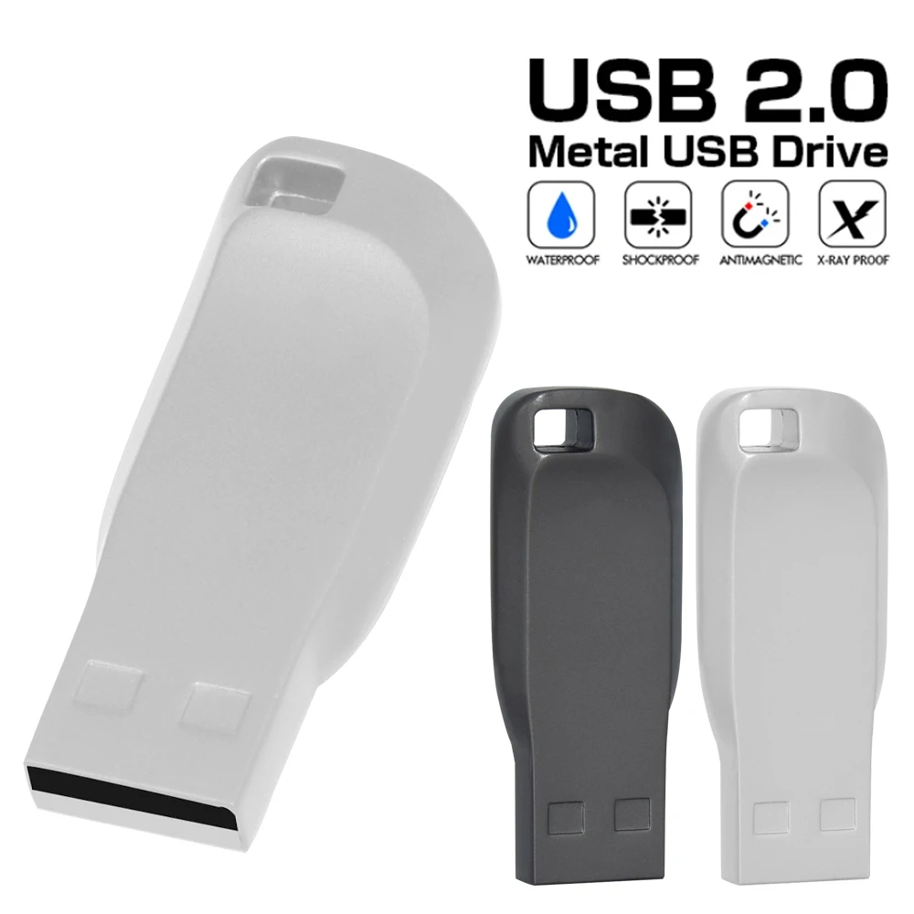 

USB 2.0 флеш-накопитель 32 ГБ, металлическая Флешка 4 ГБ, 8 ГБ, 16 ГБ, 32 ГБ, 64 ГБ, флеш-накопитель usb 2,0, крошечная карта памяти, U-диск, USB