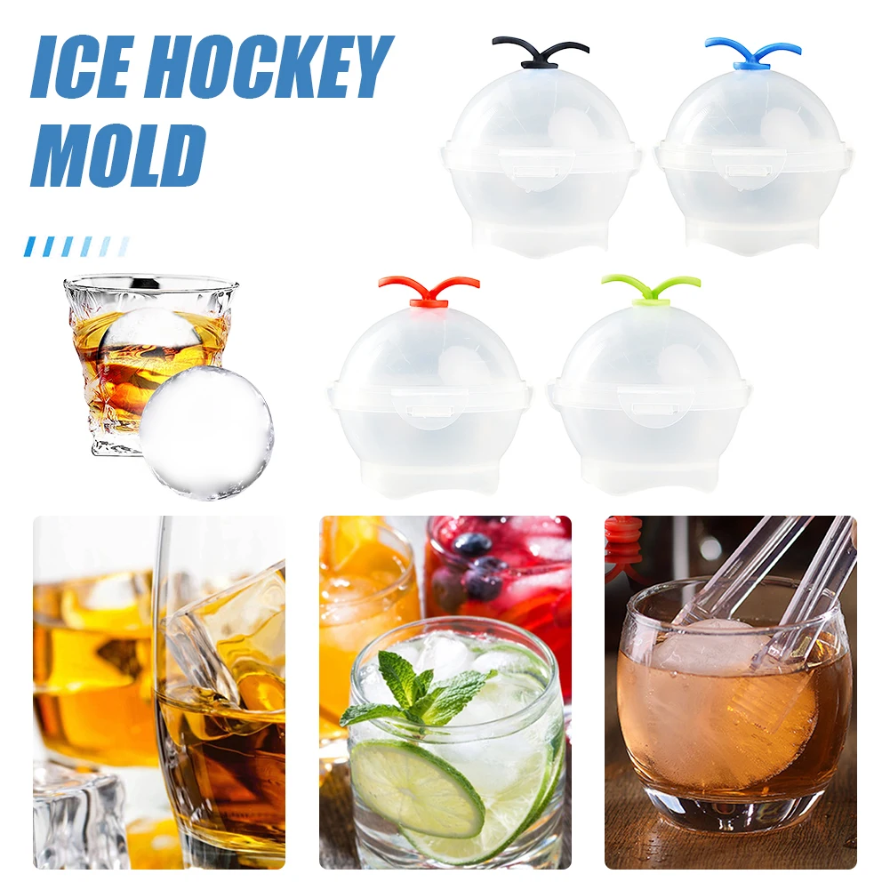 

New Ice Hockey Ice Box Molds Sphere Round Ball Ice Cube Makers Bar Party Kitchen Whiskey Cocktail DIY Ice Mould Ice Cream Moulds