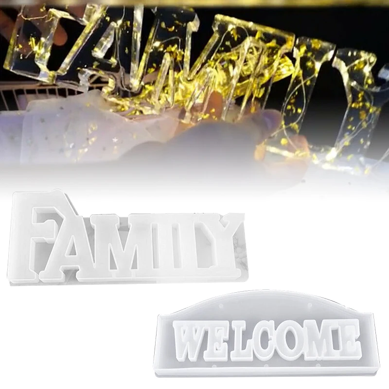 DIY знак световой короб силиконовая форма мебель орнамент эпоксидная смола