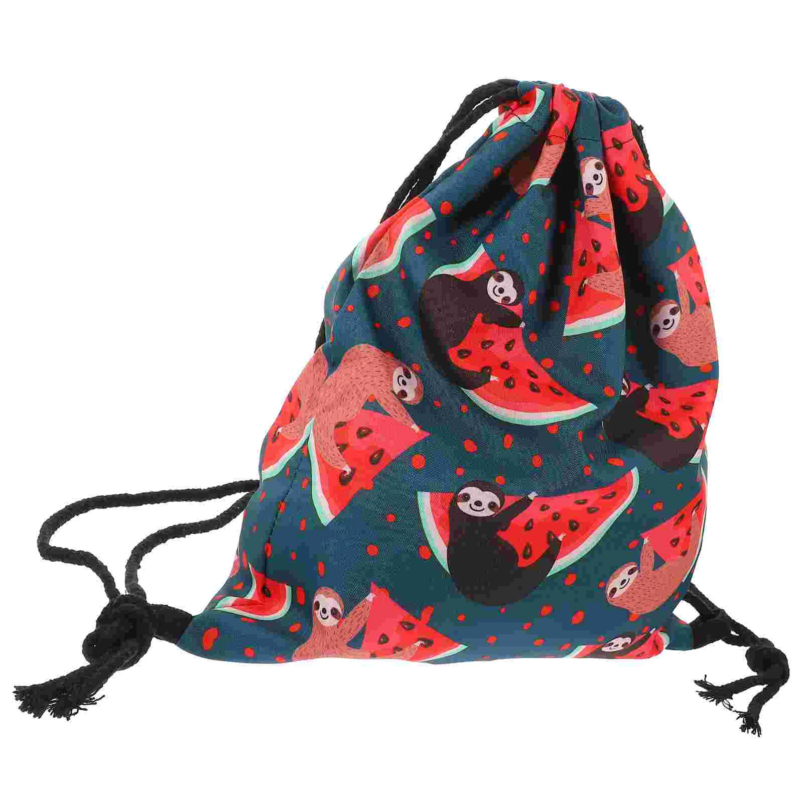 

Printed Drawstring Pocket Pouches Gym Backpack Kids Backpacks Aldult Large Bag Oxford Cloth Bags Fitness Sports
