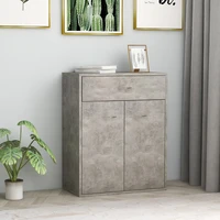 sideboards and buffets cabinet with storage home decor concrete gray 23 6x11 8x29 5 chipboard
