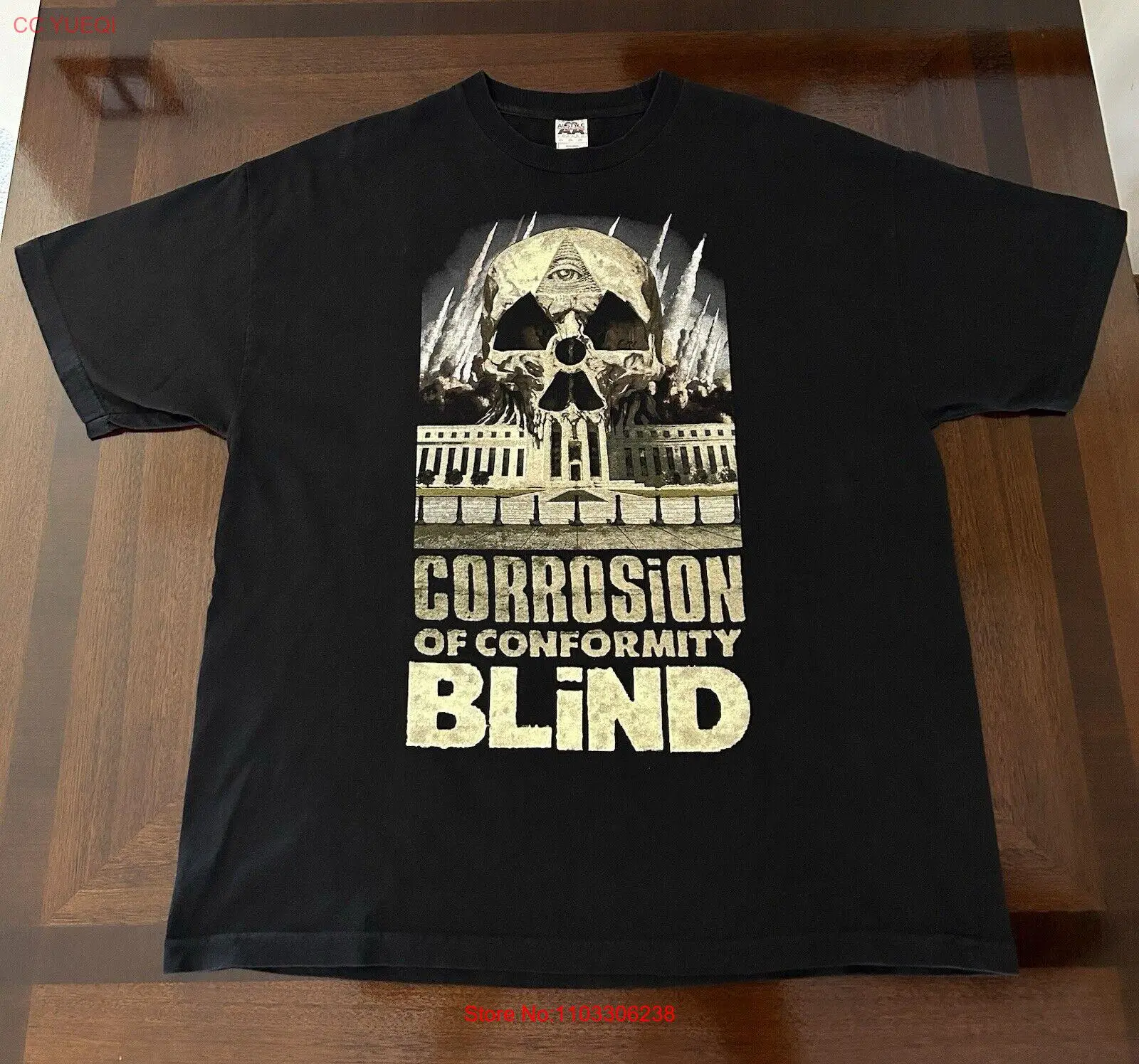 Футболка Corrosion of Conformity (Blind 2015 North America Tour) Черная мужская 2XL