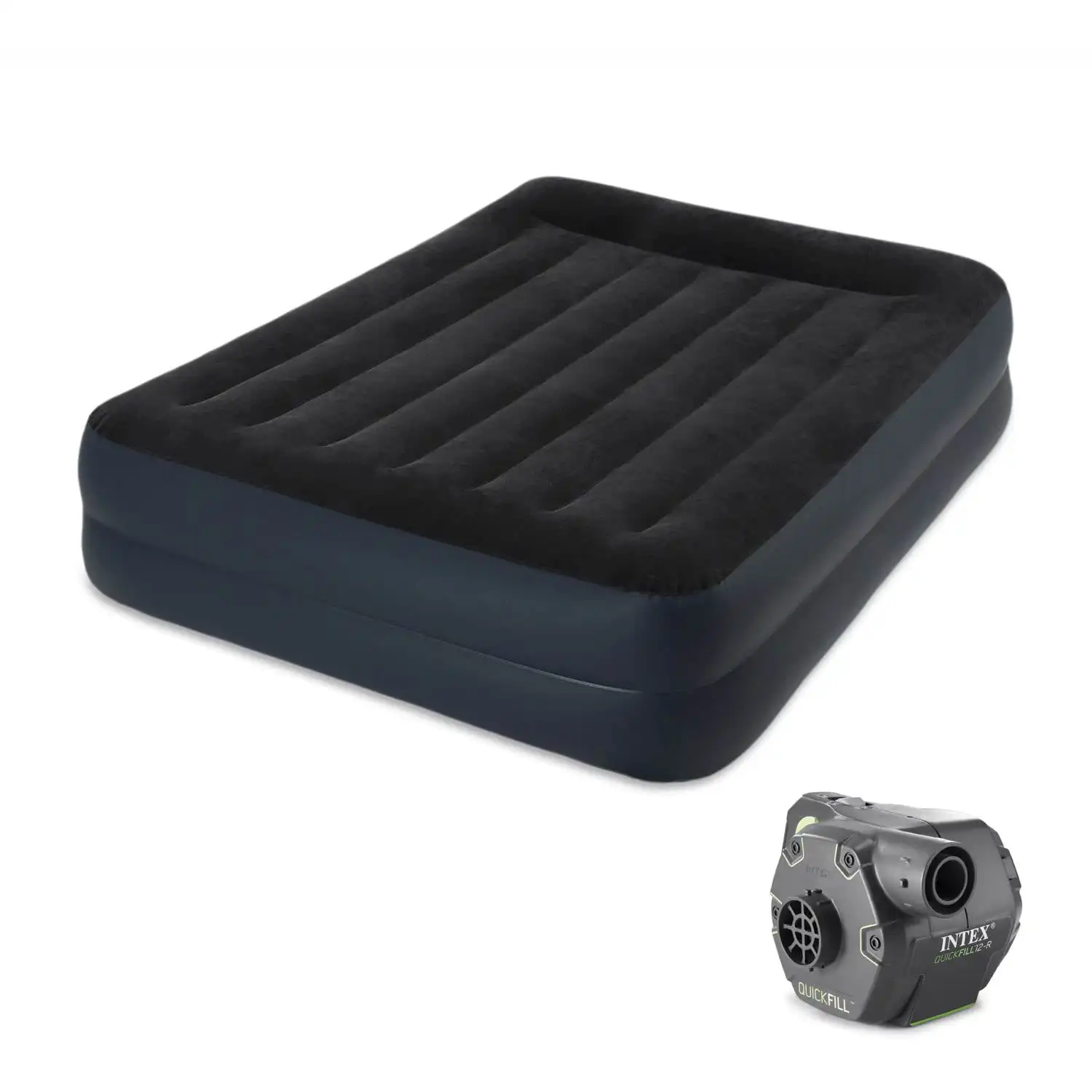 

Pillow Rest Air Mattress Bed w/ Built In , Queen & 120V Cordless