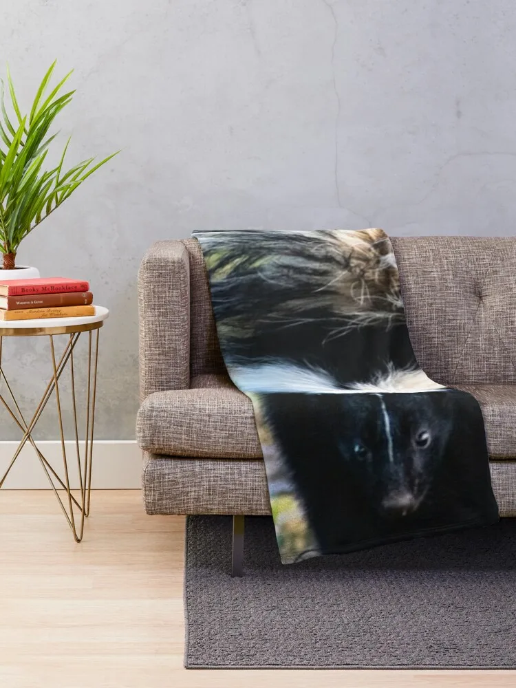 Черно-белое одеяло Skunk одеяла и покрывала