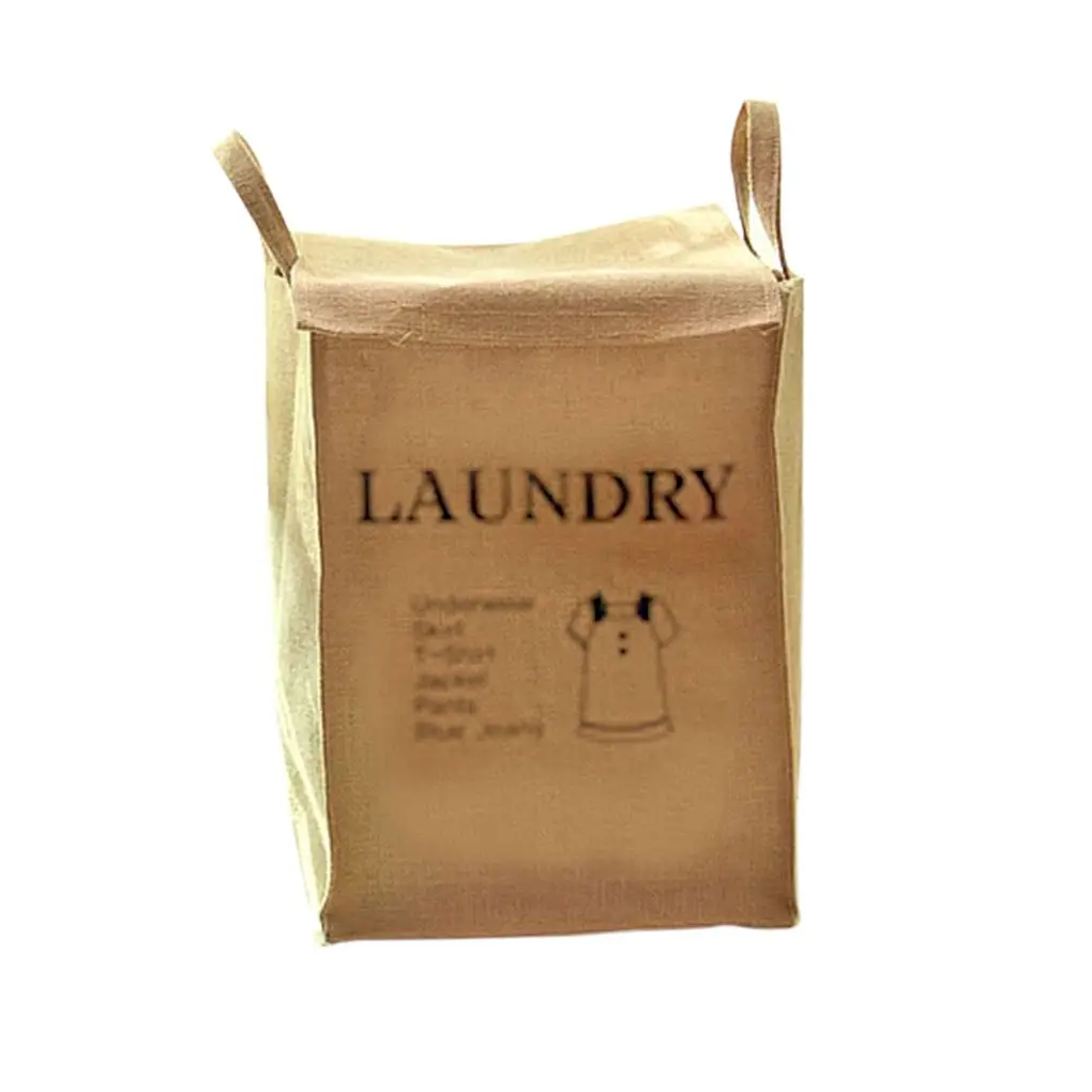 

Удобная и доступная корзина для белья из хлопка и льна, коробка для хранения, контейнер, органайзер для всякой всячины