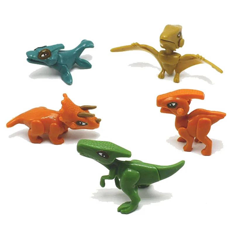 

3Pcs/ DIY Jurassic Dinosaurs Baby Toys For 3 Years Old Assembly Nuts Model Sets Safe Blocks Early Educational Toddler Gifts
