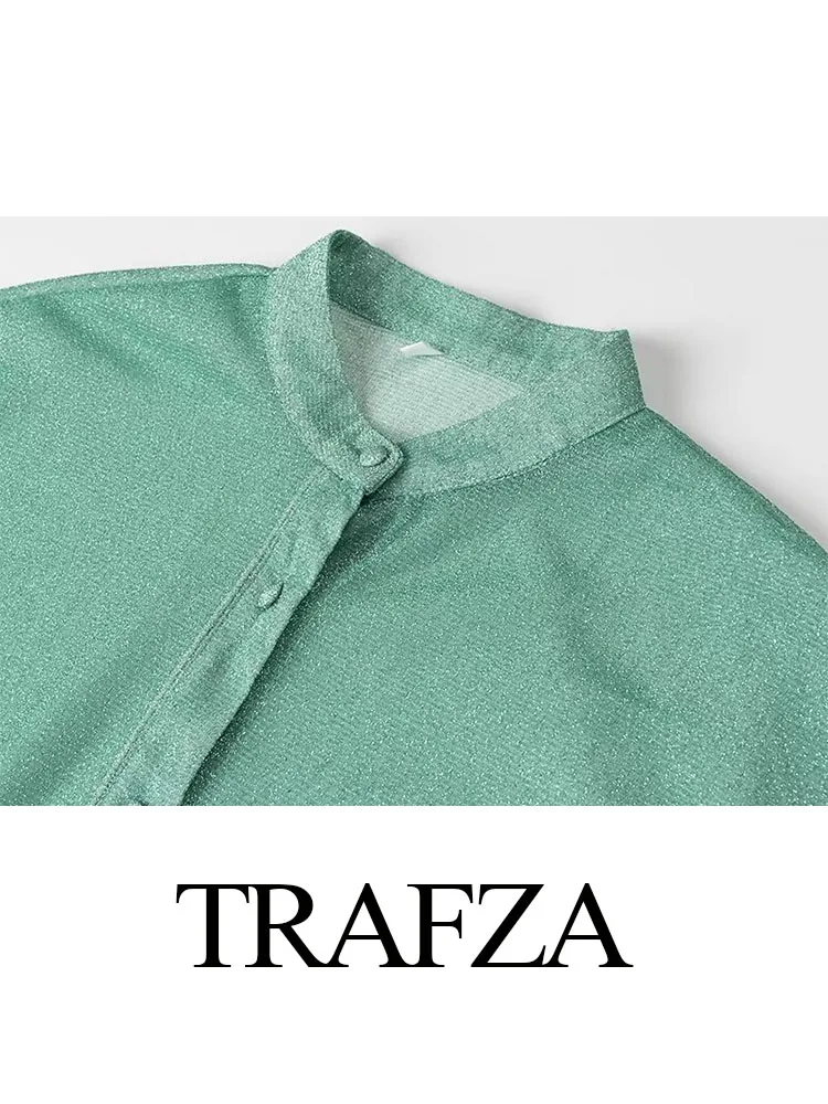 Брюки женские нишевые однотонные с длинным рукавом и поясом на резинке