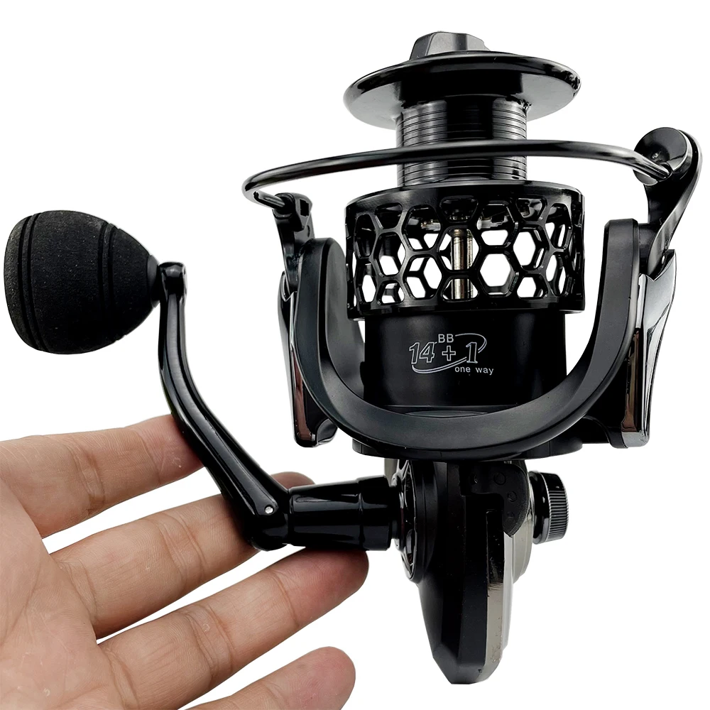 

7000 6000 5000 4000 3000 2000 1000 Lightweight Spinning Reels 5.5:1 Saltwater Reel Fishing Tackle for Trout Peche Bass Carp Coil