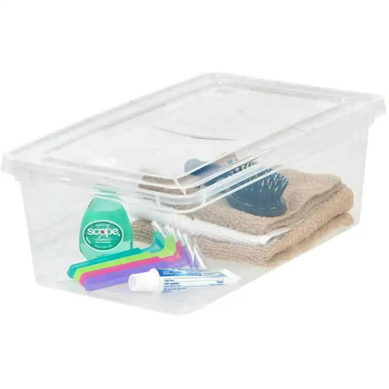 

QT Plastic Storage Box, Clear, 1 Pack