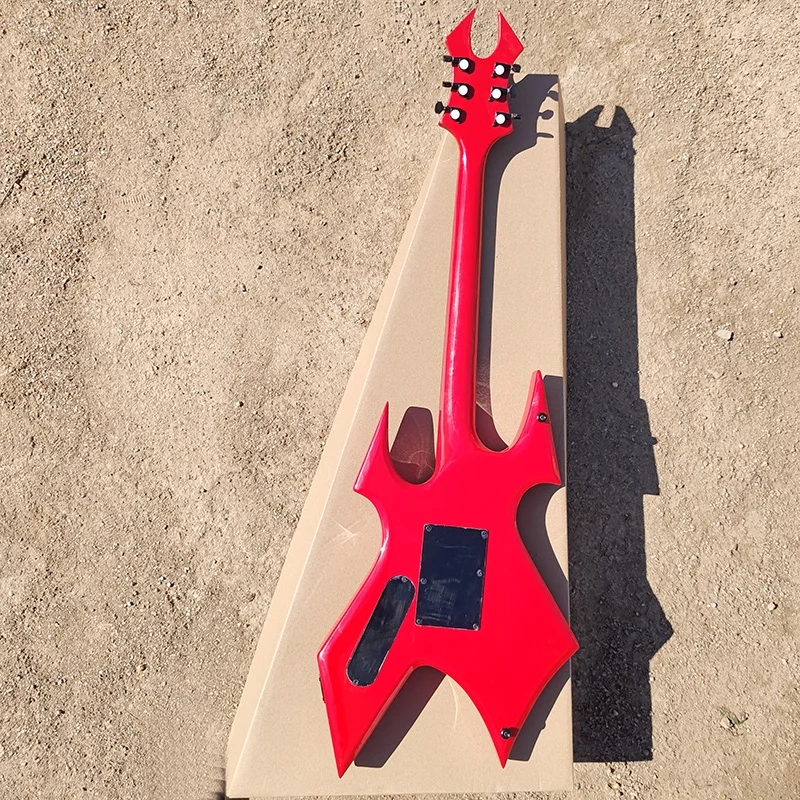 Аналогичная B.O.C. Богатая красная Кленовая верхняя форма электрической гитары.