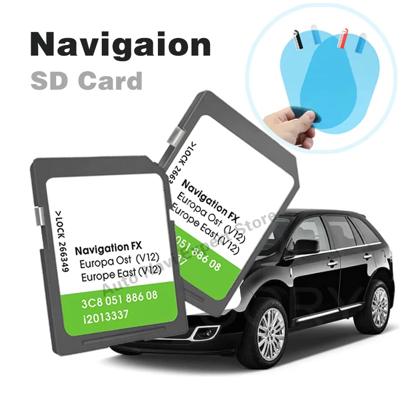 

OST EUROPE UPDATE VERSION FX V12 EAST NAVIGATION SD MAP CARD WITH FREE ANTI FOG FLIM