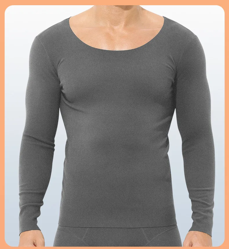 Толстая осенняя одежда с добавлением бархата для мужчин зимний теплый топ