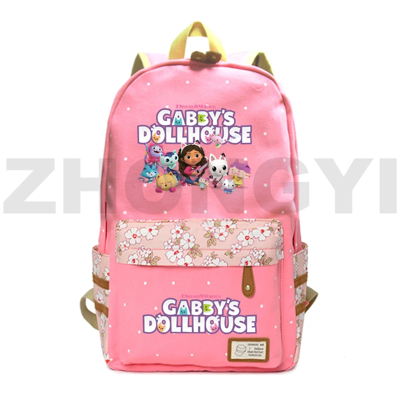 

Водонепроницаемый рюкзак для кукольного домика, милый розовый школьный ранец для кукольного домика, для студентов колледжа