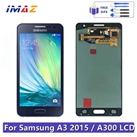 4 5 adjust brightness lcd for samsung galaxy a3 2015 lcd display touch screen digitizer for samsung a300 a300f a300m display