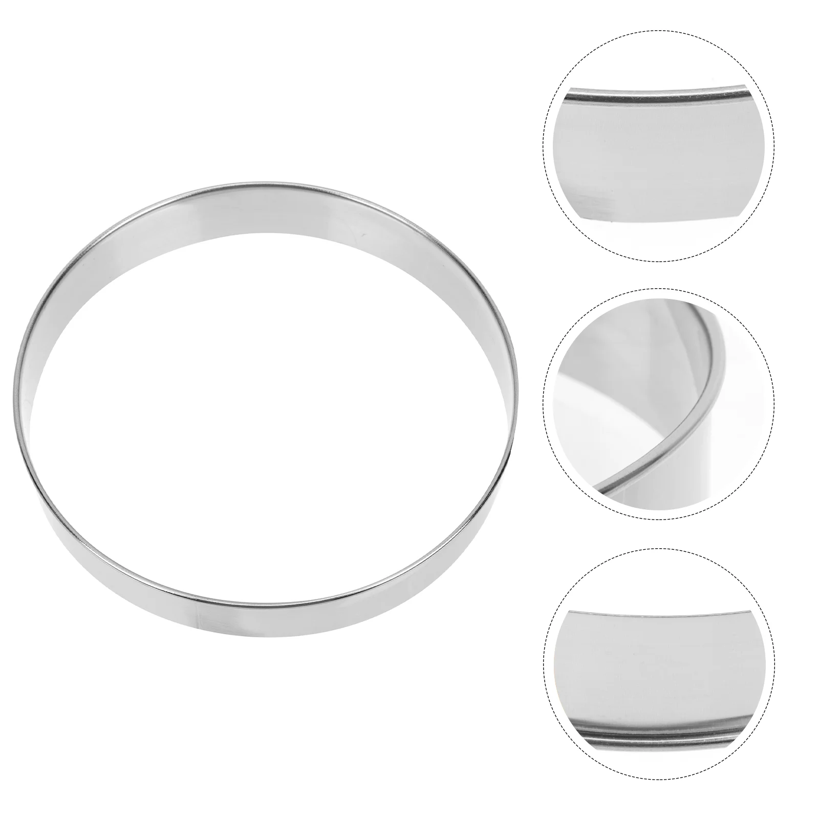 

Piguet Pizza Serving Ring Circle Stencil Mousse Rings Stainless Steel Heat-resistant Crumpets