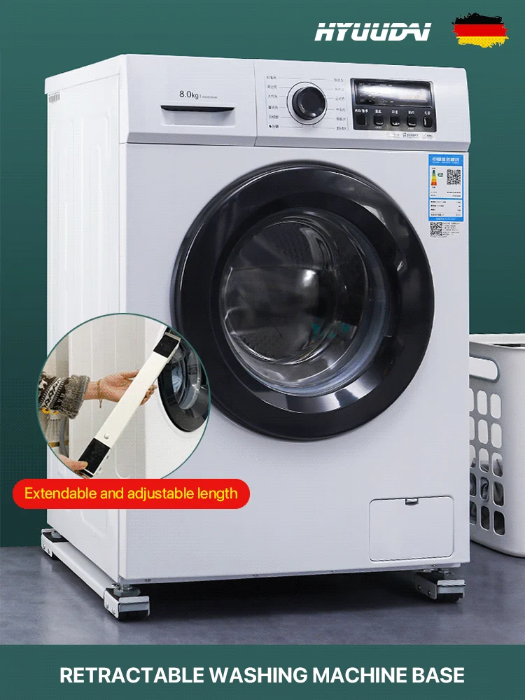 

Universal base refrigerator washing machine metal adjustable mobile stand furniture mobile base