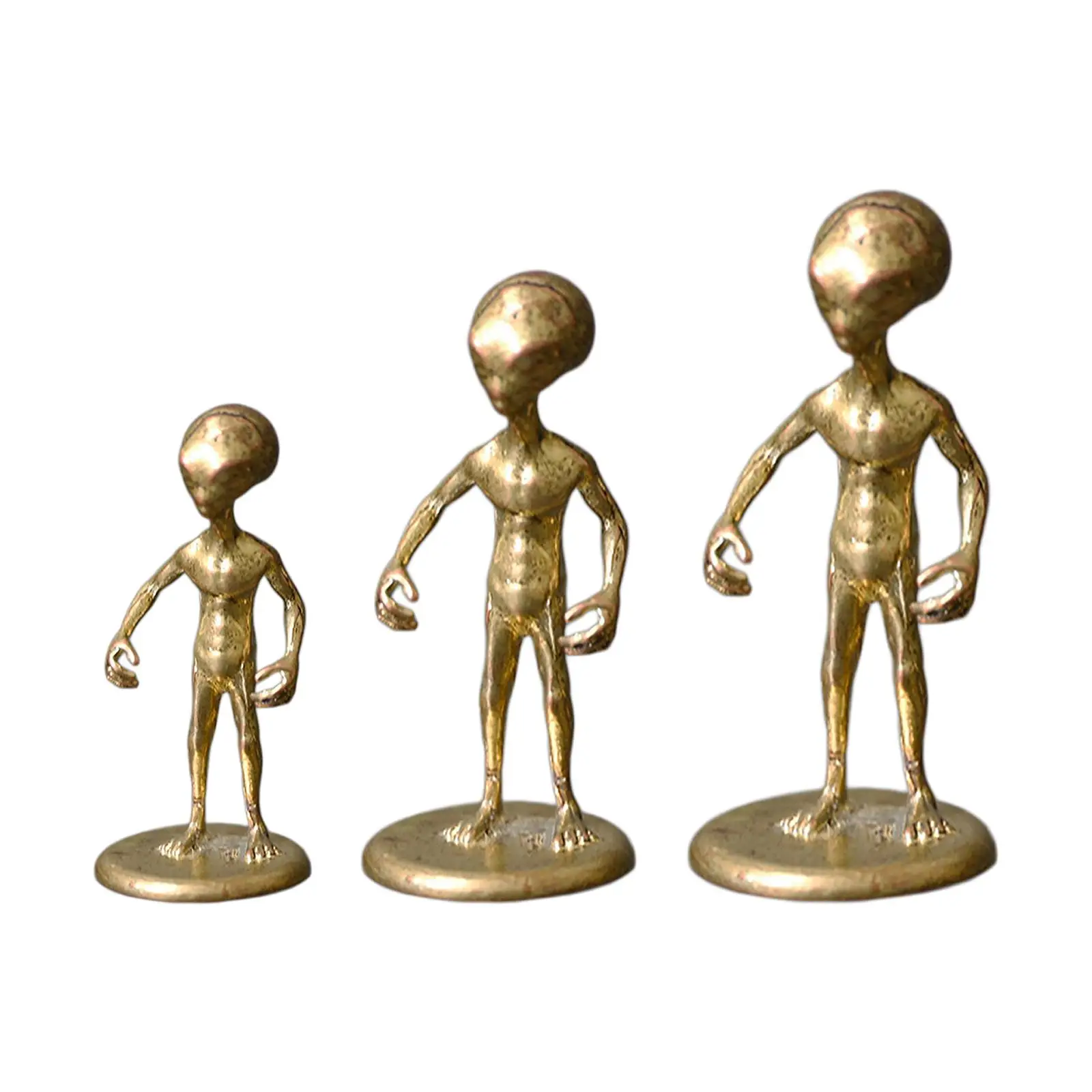 

Garden Alien Ornament Creative Small Alien Statue for Home Cabinet Party