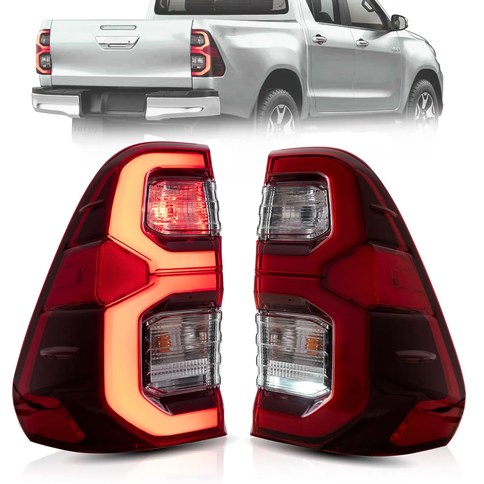 

Car LED Rear Bumper Light For Toyota Hilux Vigo 2005 2006 2007 2008 2009 2010 2011 2012 2013 2014 Reverse Rear Tail light Lamp