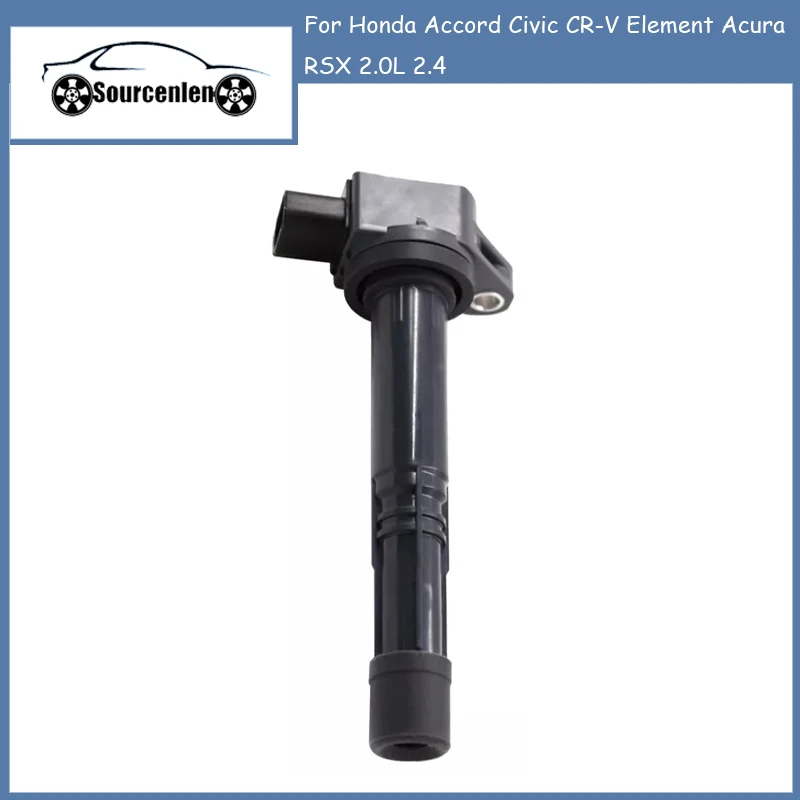 

1Pcs Ignition Coil High Voltage Package 30520-PNA-007 For Honda Accord Civic CR-V Element Acura RSX 2.0L 2.4