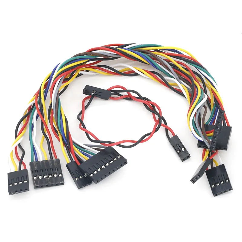 Кабель Dupont для Arduino 20 см 2 54 мм линия папа мама перемычка кабели 2P/3P/4P/6P/8P комплект