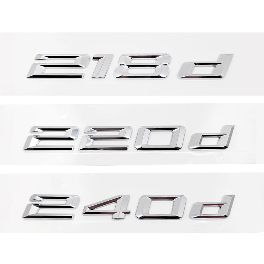 Для BMW F44 G42 U06 F22 F23 F45 F46 наклейка «сделай сам» задний багажник значок пластиковая наклейка 2 серии 218d 220d 240d