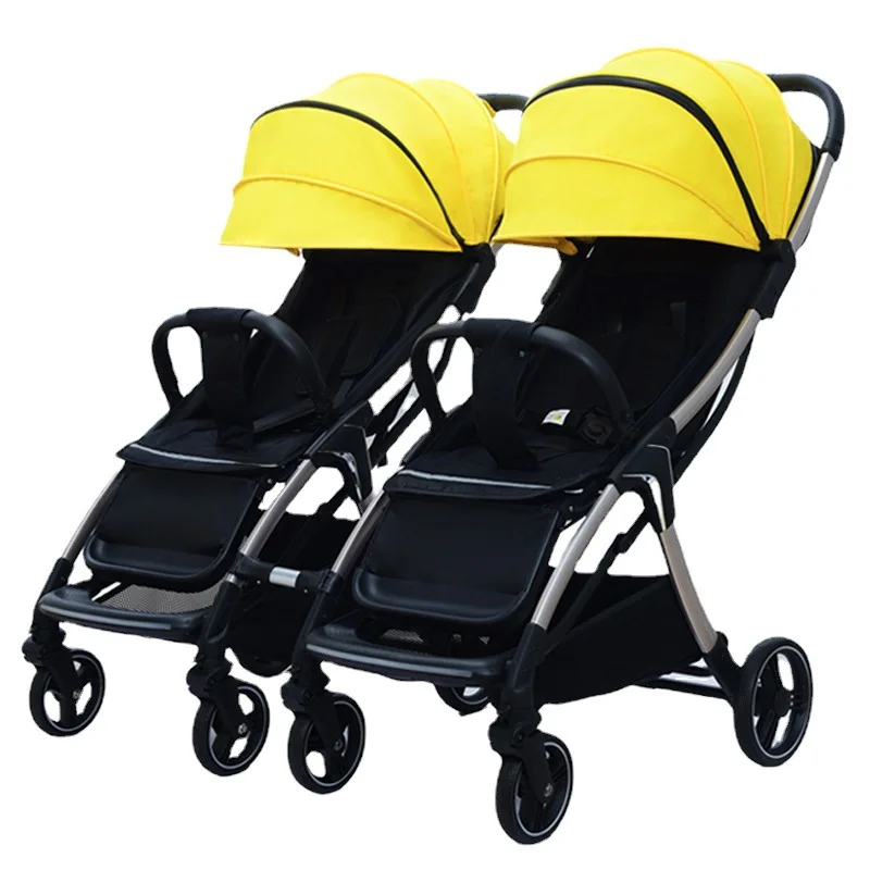 Twins Stroller Baby Stroller Can Be Split Light High Landscape Can Sit and Lie Down Summer New Trolley  Stroller Twin