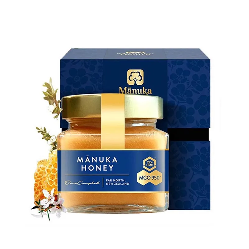 

New Zealand Manuka Health Natural Honey Ultra UMF22+ MGO950+ HP Stomach Digestive Respiratory Sooth the Throat 250g Lotion