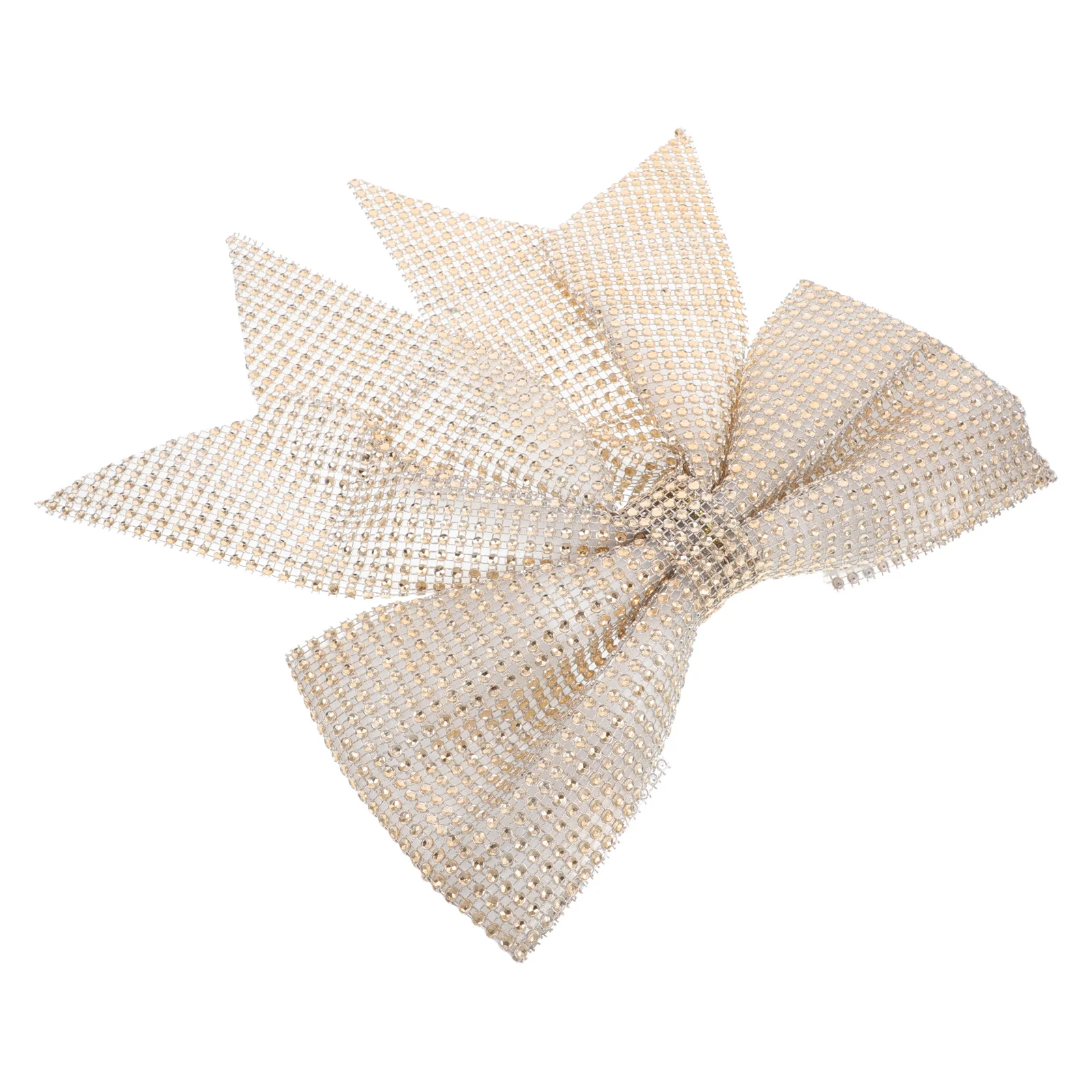 Рождественский бант сумка лента отделка банты стразы ткань сверкающие золотые