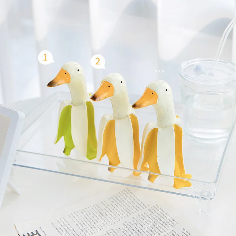 Украшение для комнаты банан Дак кавайи аксессуары дома и офиса миниатюрная