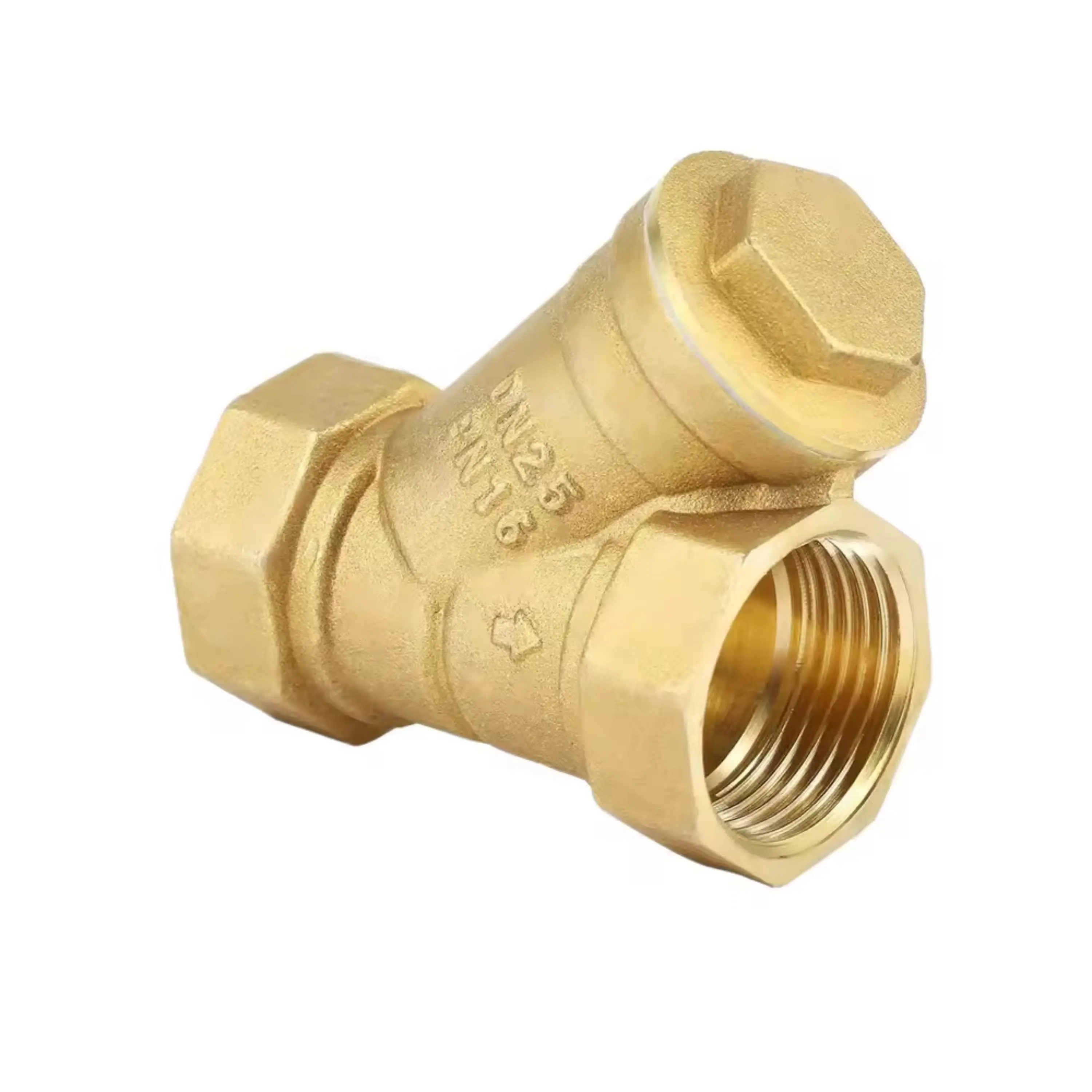 1 дюймовый латунный Y-образный фильтр обратный клапан с внутренней резьбой