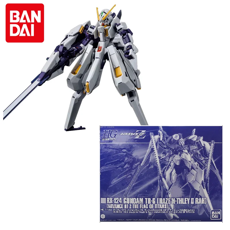 

Original Bandai Gundam Anime Figure PB HG 1/144 RX-124 Gundam TR-6 Hyzenthlay Wondwort Assembled Anime Action Figures Model Toys