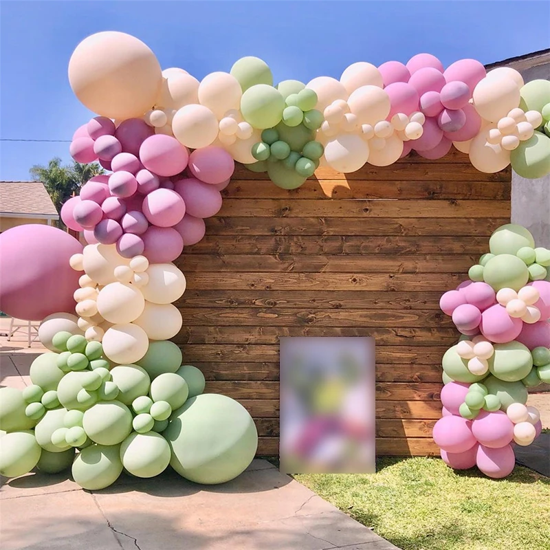 

Retro Apricot Balloon Garland Arch Kit Avocado Green Latex Balls Wedding Birthday Party Decoration Baby Shower Backdrop Supplies