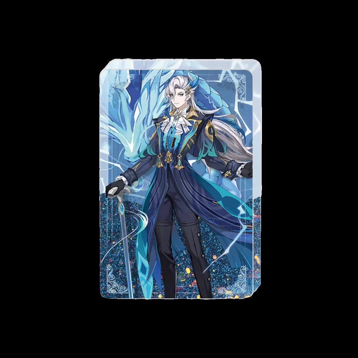 Игра Genshin Impact Neuvillette мультфильм акриловый кирпич Quicand Mahjong BL модель подставки