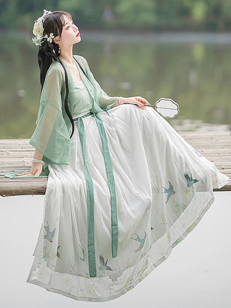 Женское платье Hanfu танцевальный сказочный костюм косплей китайская традиция