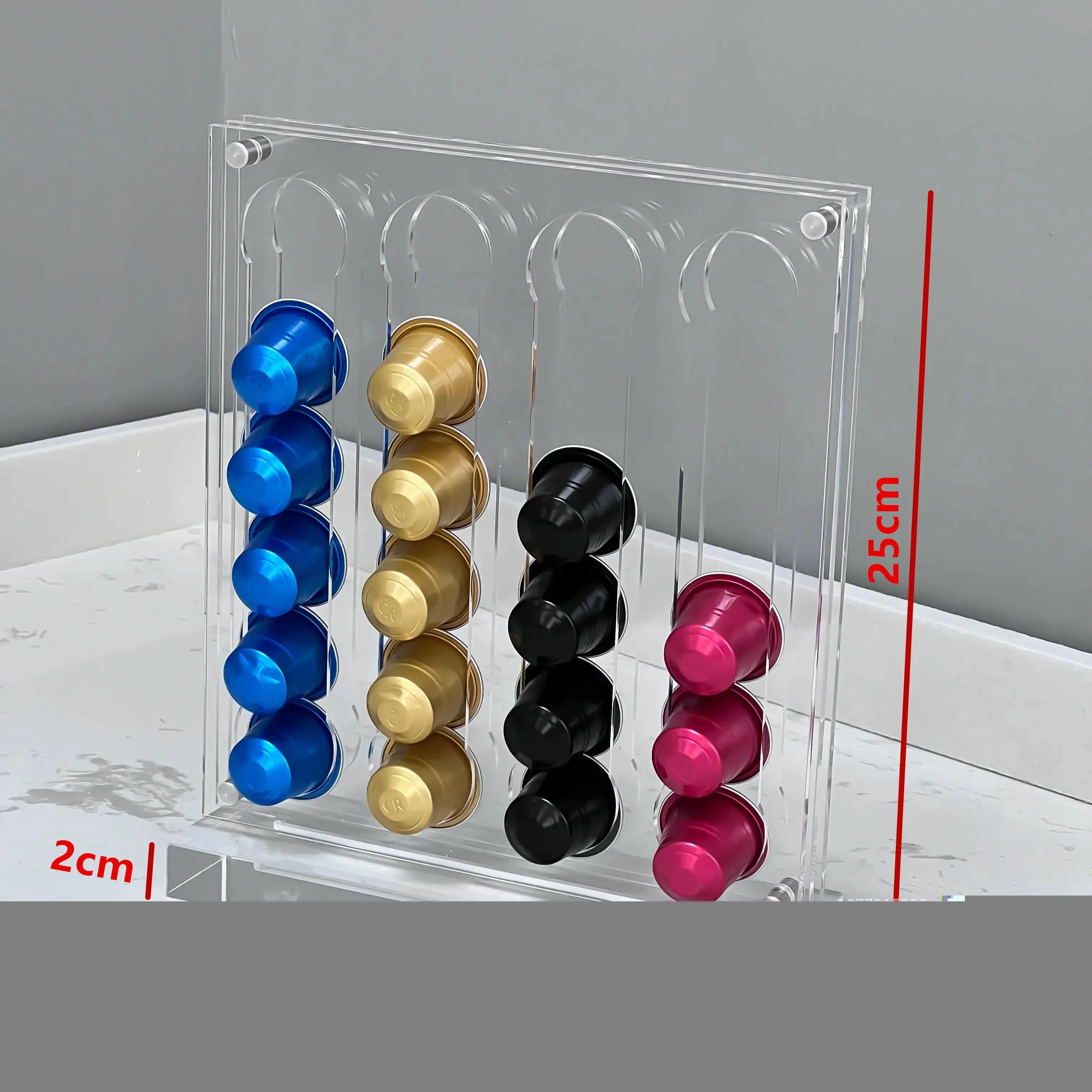 20/48 шт. акриловый держатель для капсул кофе Nespresso OriginalLine стойка хранения