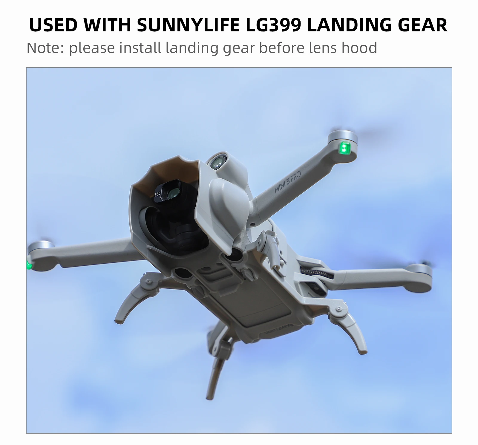Крышка объектива для DJI Mini 3 Pro Антибликовая крышка защитная Кардана