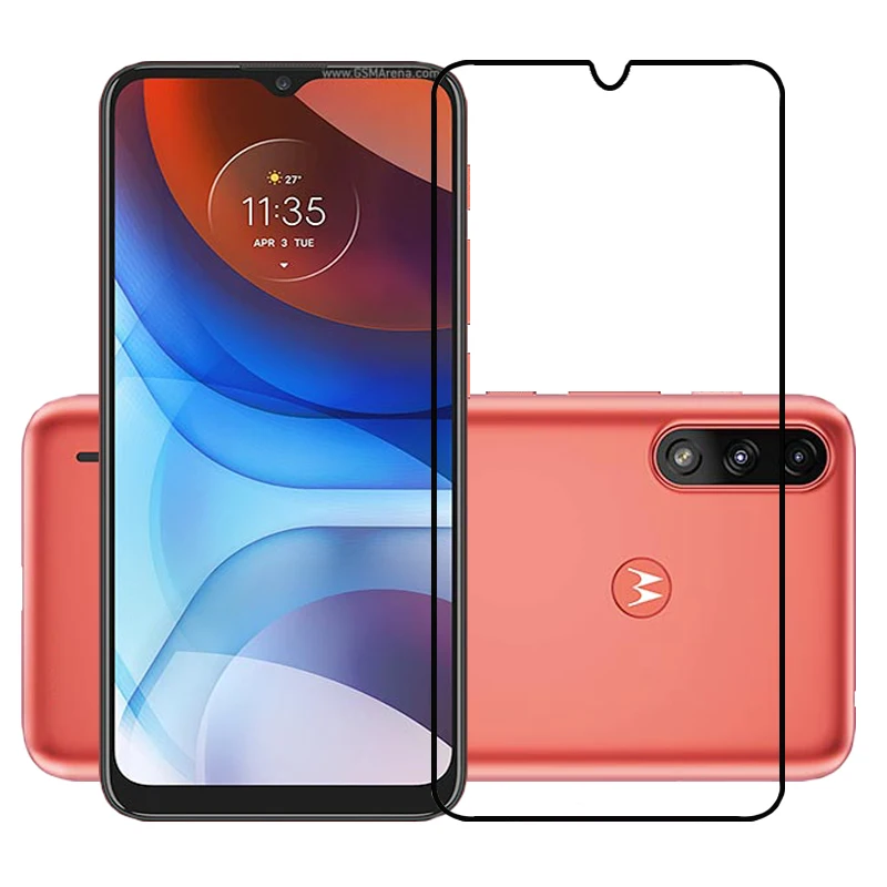 

Полноэкранная Защита для Motorola E7, мощная устойчивая к царапинам Защитная пленка, закаленное стекло для Moto E7 E7 Plus/Moto E7i Power
