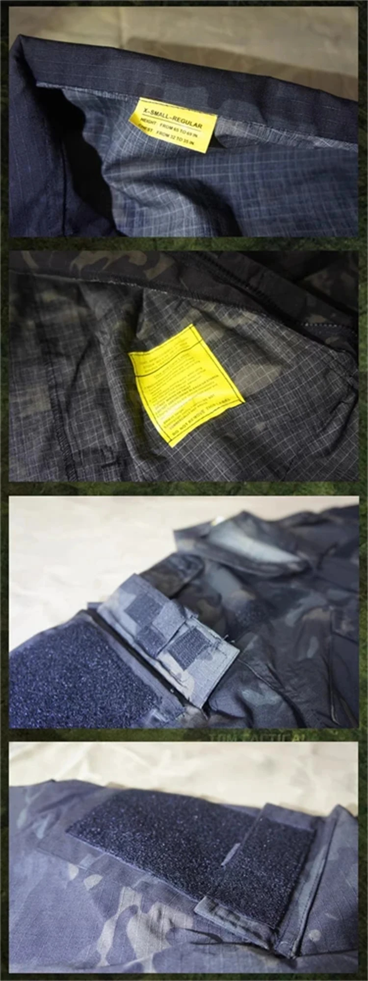 ACU MCBK Темная ночь камуфляж черный Военные фанаты PMC Тактический боевой стиль