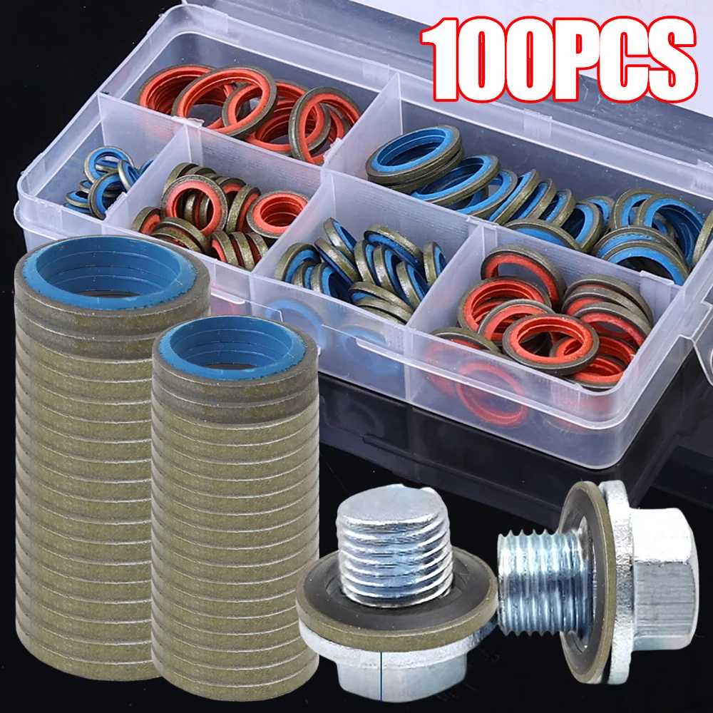 Прокладка сливной пробки масла автомобиля Комбинированная прокладка двигателя