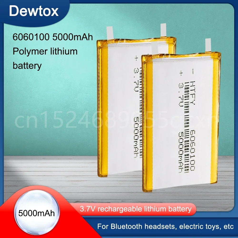 3 7 В 5000 мАч 6060100 Литий-полимерные аккумуляторные батареи Литий-полимерная батарея