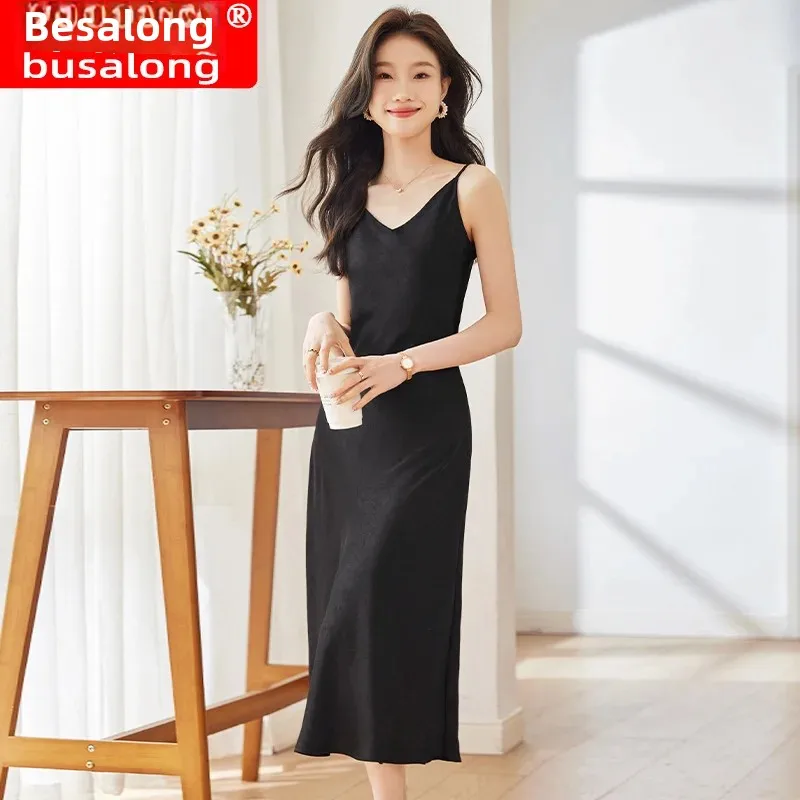 2024 новое элегантное профессиональное женское платье-майка утягивающее талию