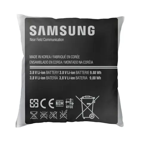 Бархатная наволочка с аккумулятором 40x40