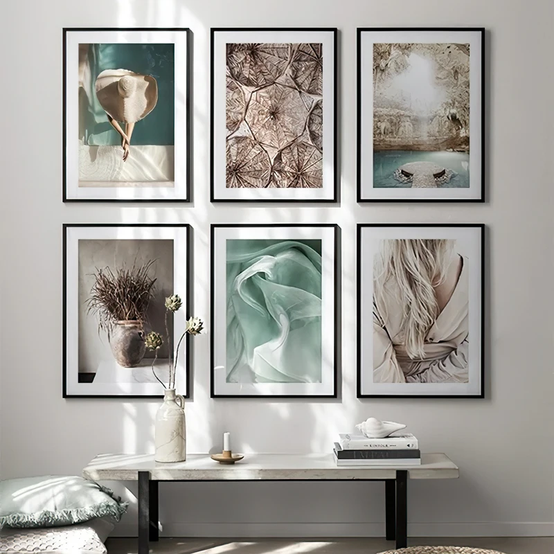 

Nordic Modern Landscape Character Beauty Painting Picture For Living Room Interior Canvas Poster Wall Art Prints Home Decoration
