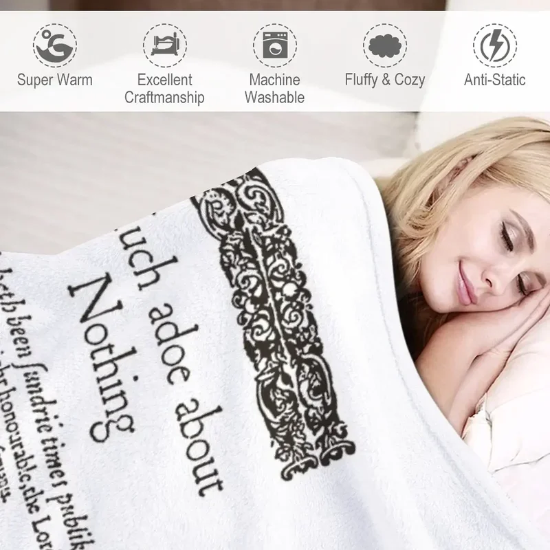 Новинка Шекспир гораздо Адо о ничего спереди-простая черная версия брикет зимние