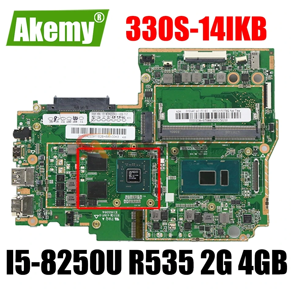 

330S-KBL-MB For Lenovo IdeaPad 330S-14IKB laptop motherboard with CPU I5-8250U GPU R535 2G 4GB RAM 100% fully tested