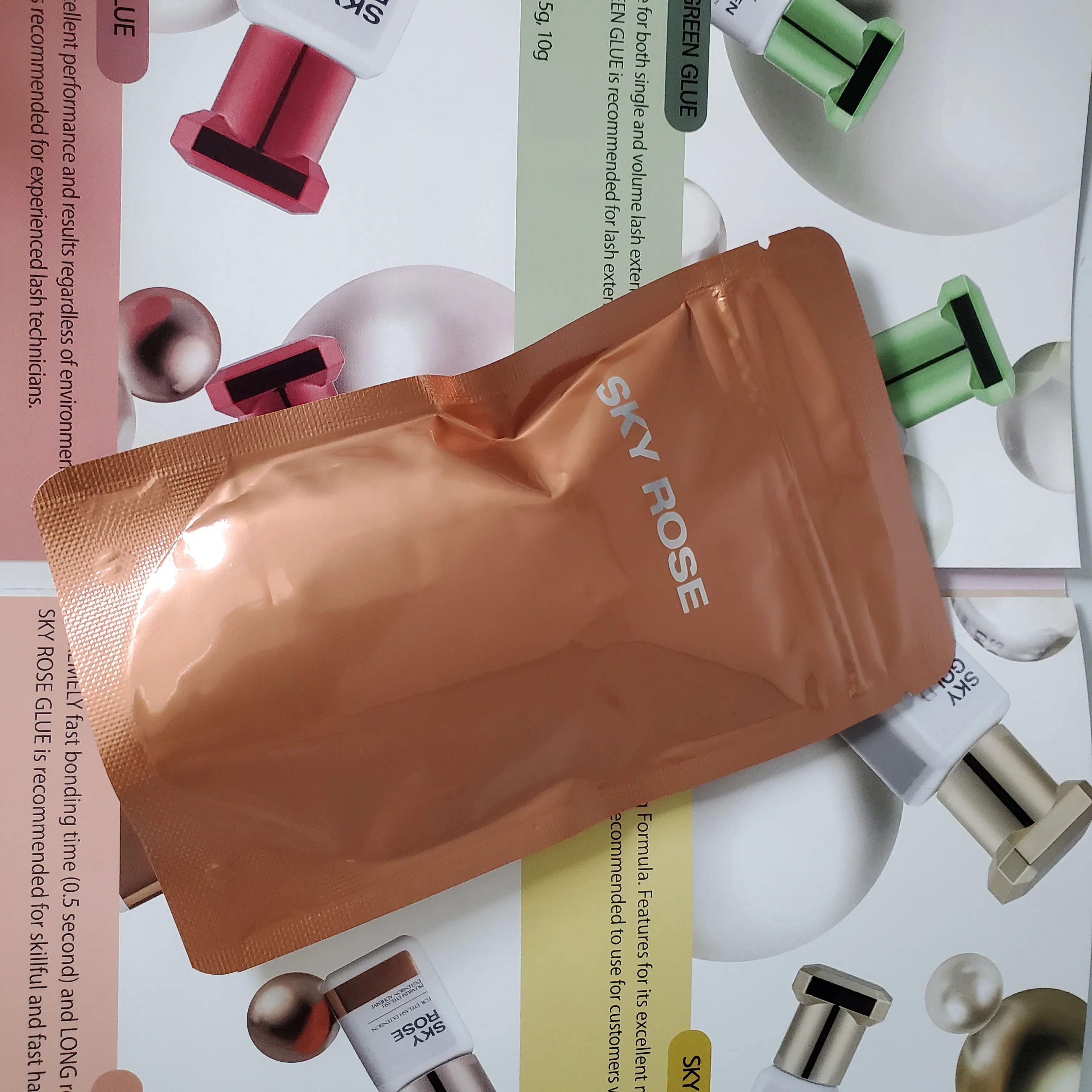 Клей для наращивания ресниц SKY Rose 10 шт