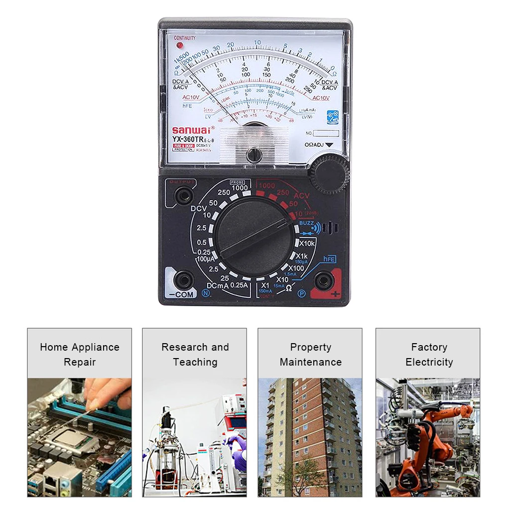 Тестер напряжения тока YX-360TRN AC DC 1000V