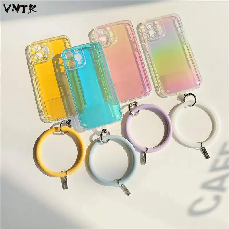 Personality Fashion Rubber Ring Wrist Strap Colorful Gradient Female Hard Case For Iphone 11 12 13 Pro Max Xr X Xs Cover Fundas
Personality Fashion Rubber Ring Wrist Strap Colorful Gradient Female Hard Case For Iphone 11 12 13 Pro Max Xr X Xs Cover Fundas
